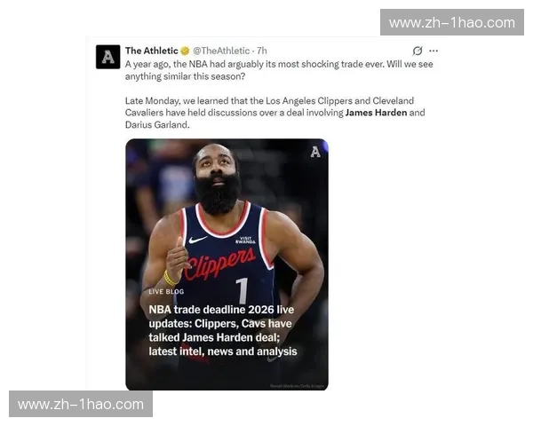 快船阵容年轻化转型 加兰替代哈登后场核心更替